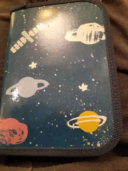 Photo of free Zipped Planet pencil wallet (Clapham MK41) #1