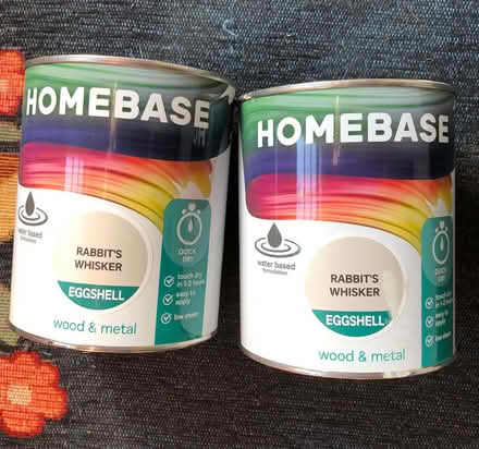 Photo of free 2 tins of eggshell paint (Sprowston NR7) #1