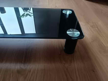 Photo of free Smoked glass TV raiser, table (OX14) #2