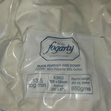 Photo of free 13.5 Fogarty Kingsize down quilt (Chelsfield BR6) #1