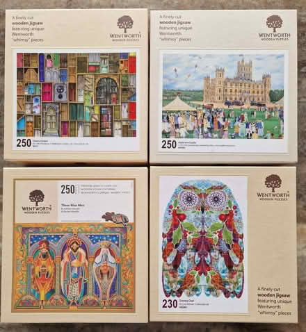 Photo of free 4 Wentworth wooden jigsaws (Finchampstead RG40) #1