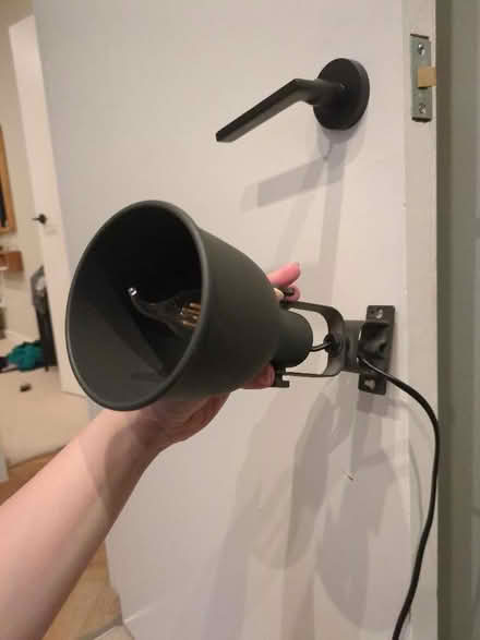 Photo of free Wall lights IKEA grey metal (NW6) #3