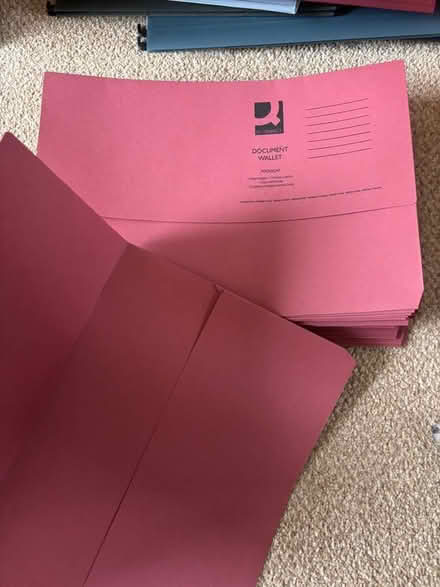 Photo of free Stationary document folders (Gosforth NE3) #2