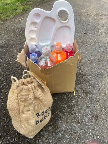 Photo of free Rocks and paints (Mayford, Woking) #1