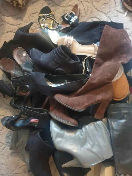 Photo of free selection of size 3 shoes & boots (Leverstock Green) #1