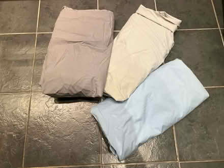 Photo of free 3 John Lewis fitted double sheets (Blackmore CM4) #1