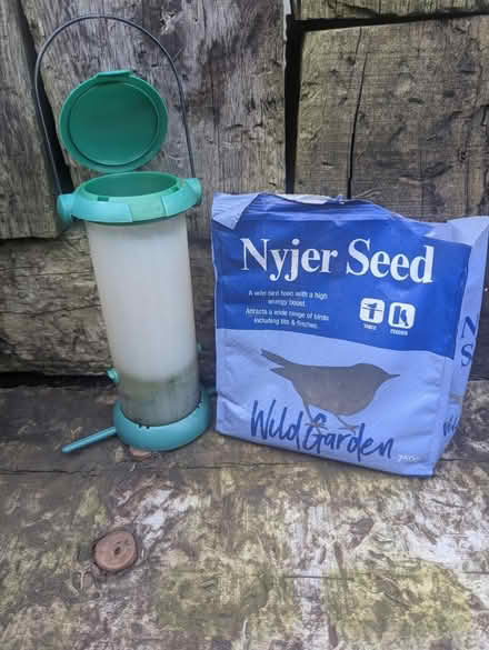 Photo of free Nyjer Bird Seed and Feeder (ST6) #1