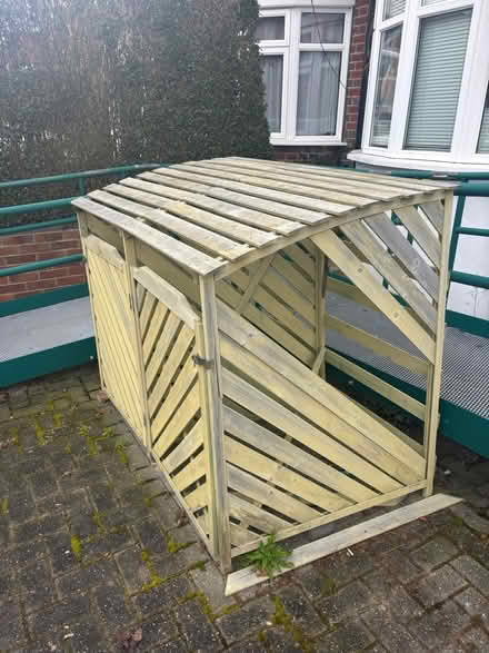 Photo of free Double wheelie Bin storage wooden (Harrow HA2 9QJ) #2