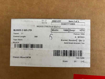 Photo of free Brand new Venetian blinds (Wantage OX12) #3