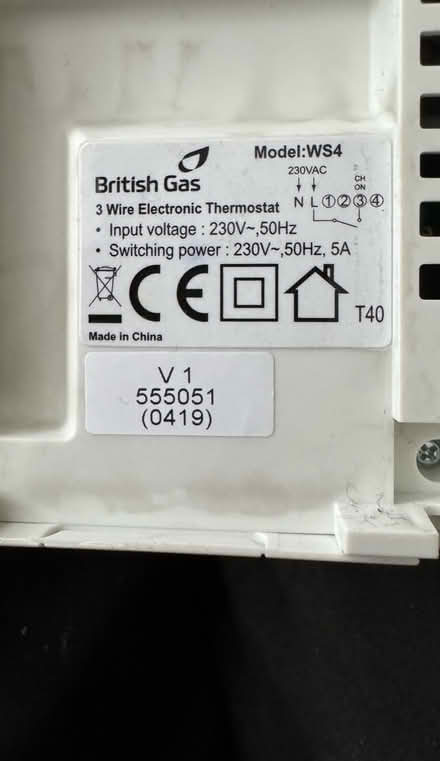 Photo of free British Gas boiler thermostat (Boroughbridge YO51) #3