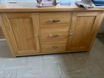 Photo of free Solid oak side table (Welwyn garden) #1