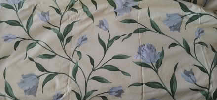 Photo of free 2 X Pairs of floral curtains, same fabric, different size (Poulton CH44) #1
