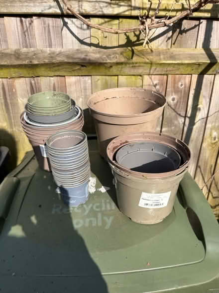Photo of free Various plastic Plant Pots (Streatham Hill) #1