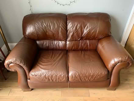 Photo of free Italsofa leather 2 person Sofa (Kilcreggan) #1