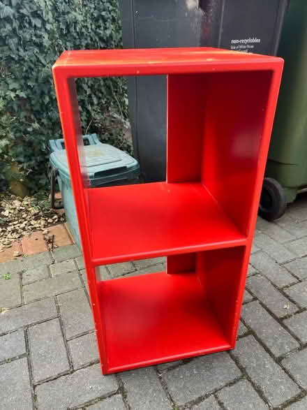 Photo of free Red cube shelf (Oxford OX2) #1