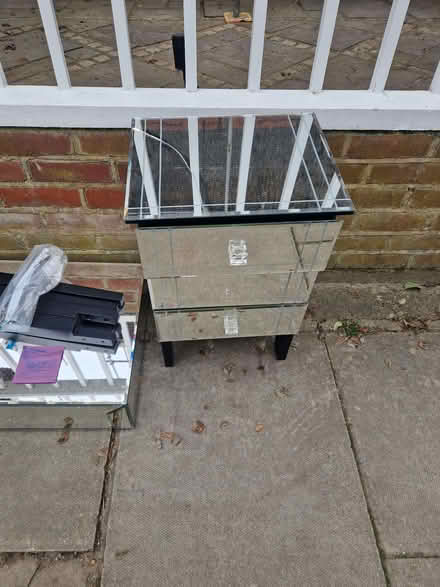 Photo of free Mirrored dressing table and bedside table (Chiswick W4) #1