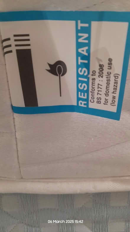 Photo of free 4'6" mattress (Kenilworth near Tiltyard Pub) #2