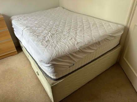 Photo of free Double divan bed frame with orthopedic mattress (Westbourne Green W2) #1
