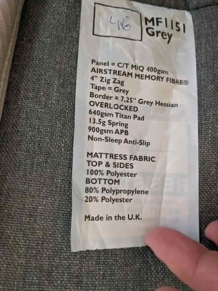 Photo of free Sprung double mattress (Hp217bb) #4