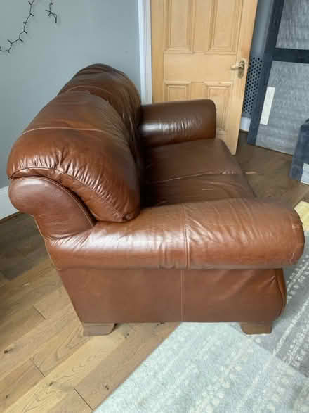 Photo of free Italsofa leather 2 person Sofa (Kilcreggan) #3