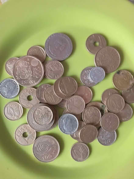 Photo of free Spanish peseta coins BS15 (Kingswood BS15) #1