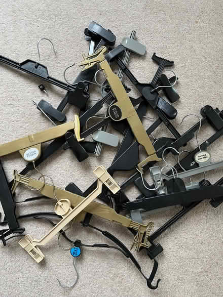Photo of free 20+ trouser and skirt hangers (Bilton HG1) #1