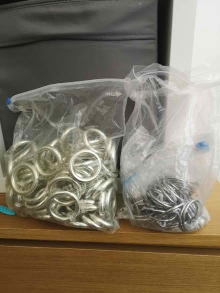 Photo of free 2 bags of curtain rings (Bradford on Avon BA15) #1