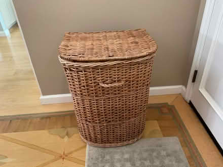 Photo of free Antique Wicker Hamper (Larkspur) #1