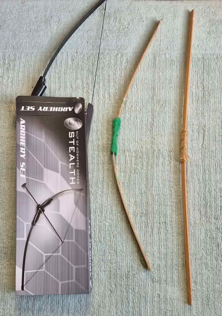 Photo of free Childs - archery set and wooden bows. (no arrows) (Reading West RG1) #1