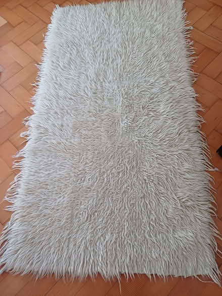 Photo of free Pure wool well-worn sheepskin style rug (Willaston CH64) #1