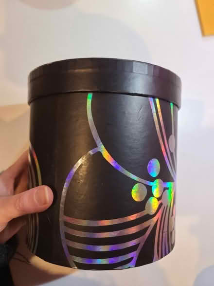 Photo of free FCUK Empty Sturdy Round Box (Prestwich M25) #1