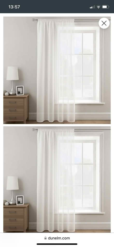 Photo of Net curtains or Voile (High Wickham TN35) #2