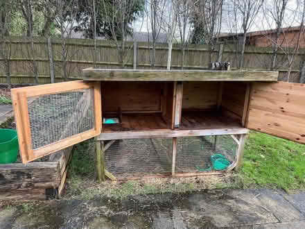 Photo of free Large Well Built Rabbit Hutch (West Common AL5) #1