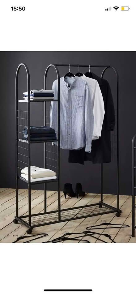 Photo of free JL Clothes Rail with Shelves (kenilworth CV8) #1