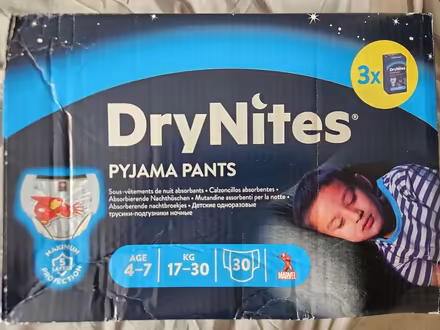 Photo of free Dry nites ages 4-7 (Orpington BR5) #1