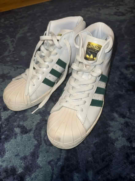 Photo of free Adidas high top trainers size 9 (W1K) #1