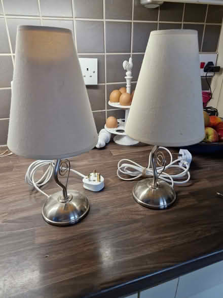 Photo of free Two small table lamps (Burnham on Crouch CM0) #1