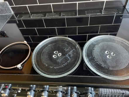 Photo of free Ten Inch microwave plates and roller (Catton NR6) #1