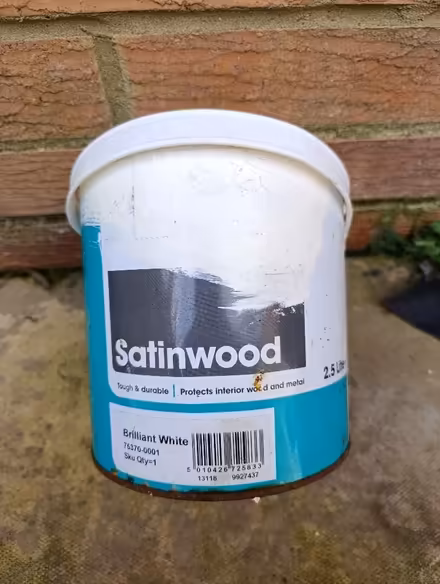 Photo of free Satinwood paint (CO12) #1