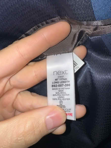Photo of free Mens Blue NEXT Suit (W1K) #4