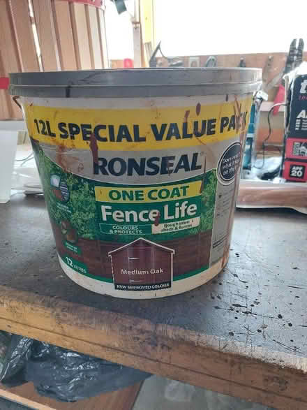 Photo of free Ronseal fence paint (Cherry Orchard SY2) #1