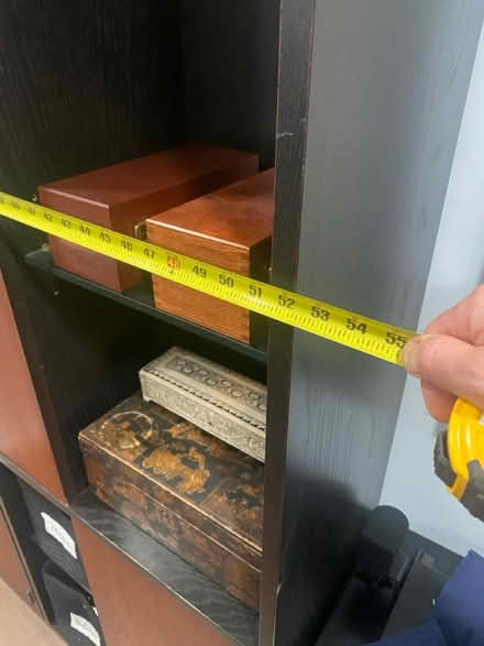 Photo of free shelves, wood mid-cent mod (5515 Ridgeview Drive 18902) #4