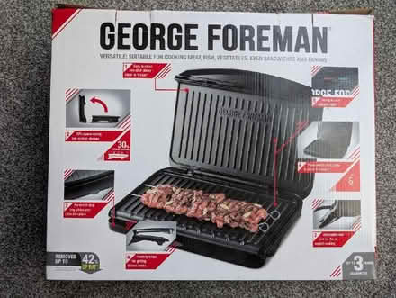 Photo of free George Foreman grill - nearly new (Heaton Norris SK4) #1