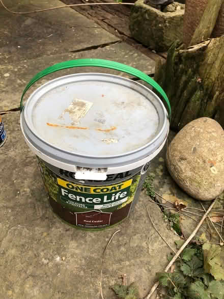 Photo of free One coat fence stain (Newfield Green S14) #1