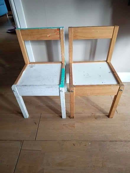 Photo of free Small children chairs (Hayling Island PO11) #1