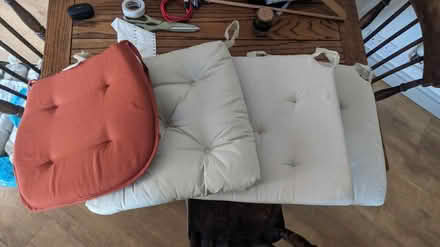 Photo of free 4 cushions for chairs (BS6) #1