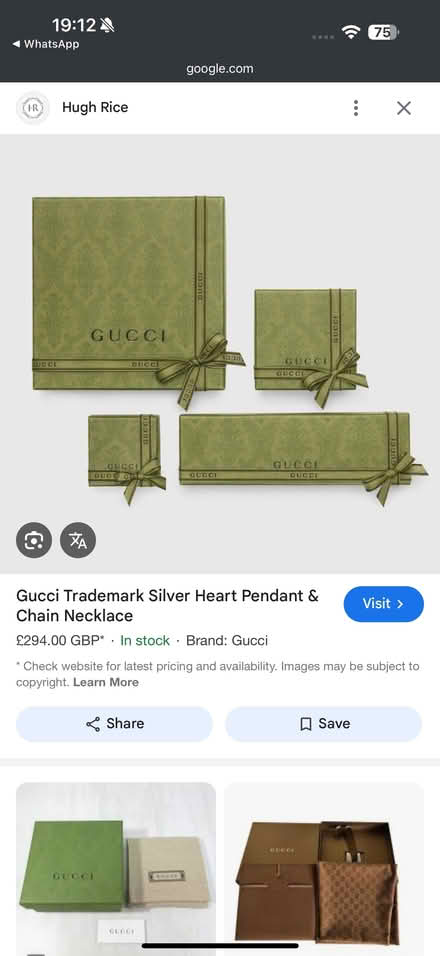 Photo of Gucci gift box/bag (Pilrig EH6) #1