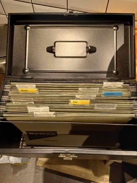 Photo of free Metal filing box (Roundhill area brighton) #2