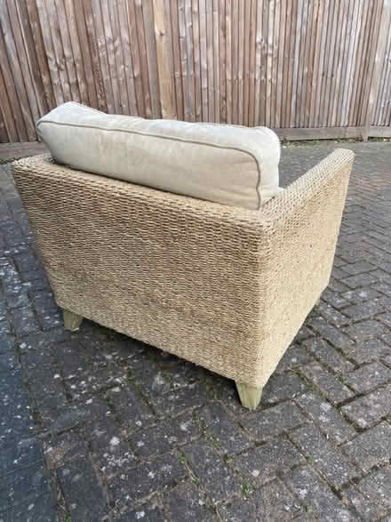Photo of free M&S seagrass conservatory chair (Southborough.) #3