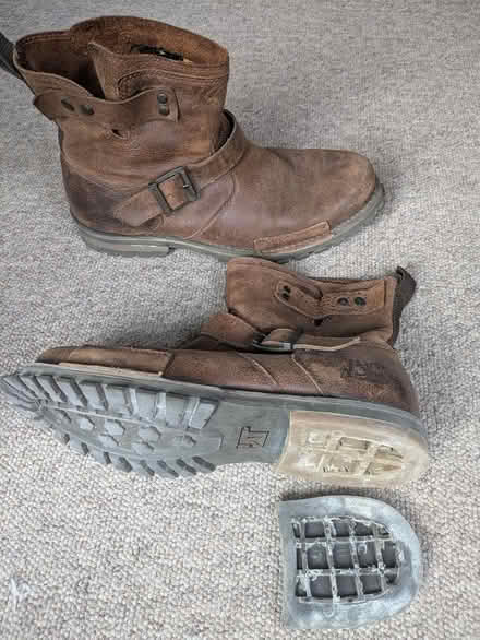 Photo of free "Project" CAT boots Size 11 UK (E14 9) #1